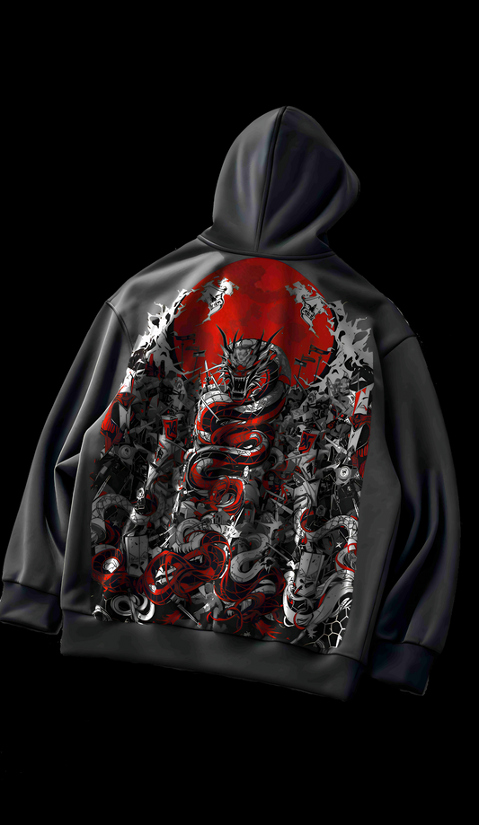 Wrath of the Serpent — Oversized Hoodie